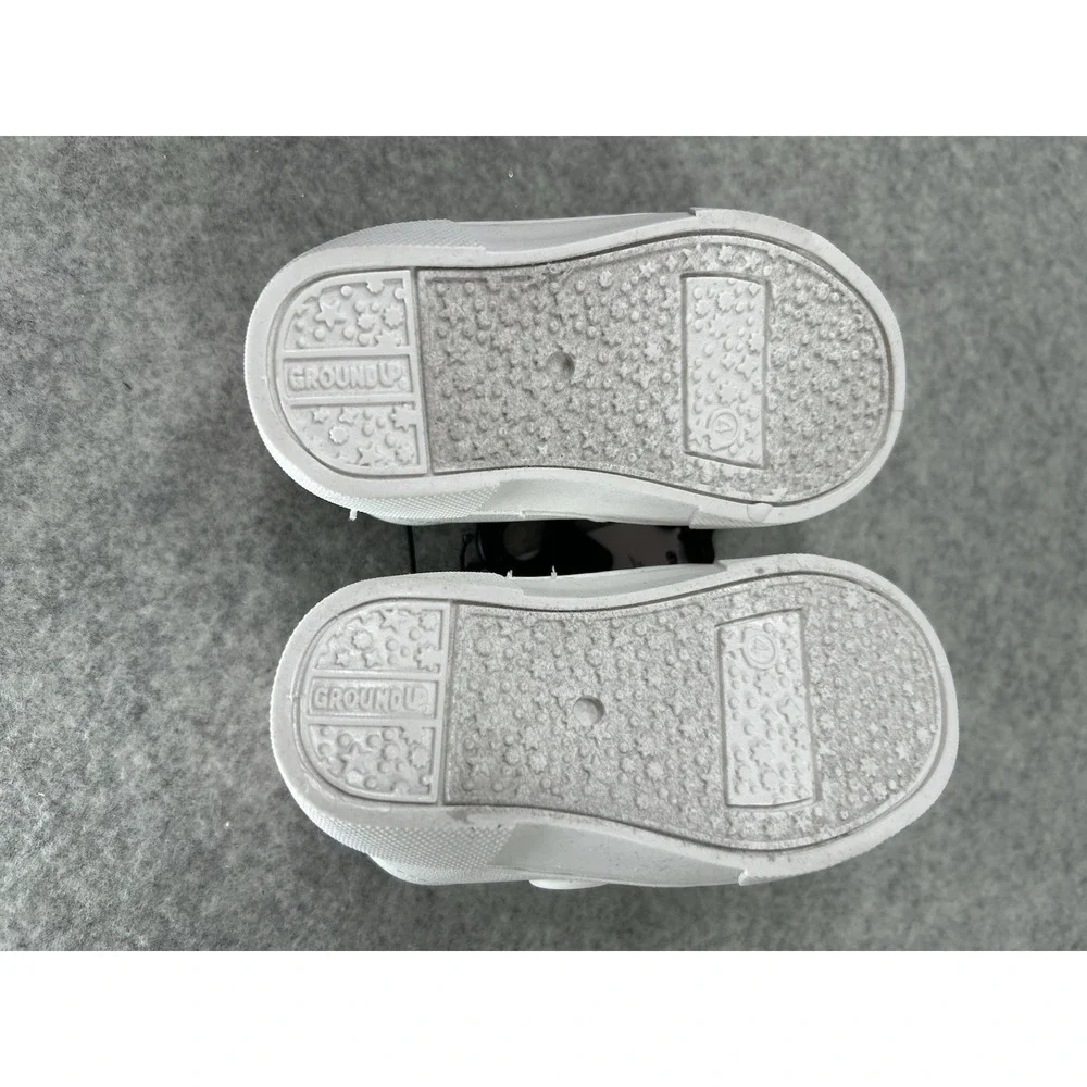 Disney Baby Winnie The Pooh Toddler Kids Sneaker Size 4 Pink /White Hook & Loop